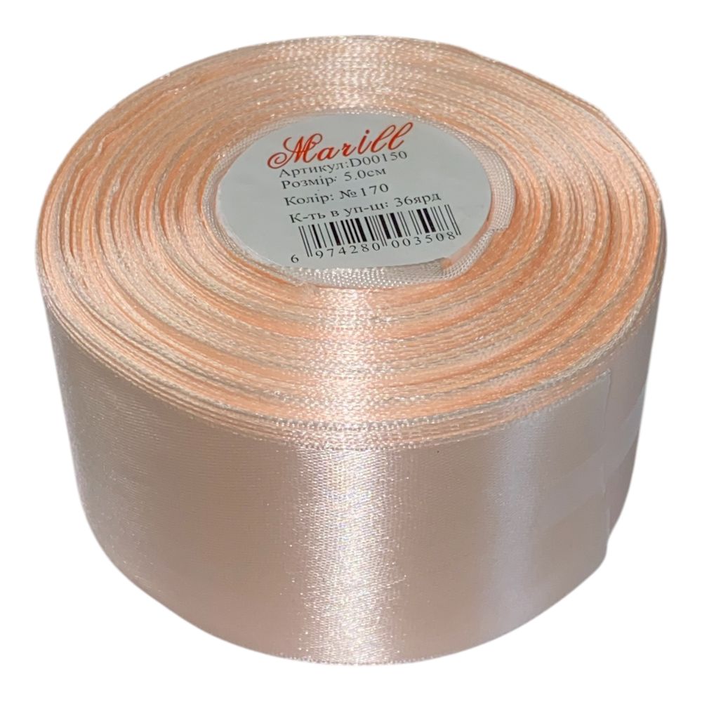Атласная лента 5см (±5мм) x 33м Marill (LA5033-170) Атласная лента 5см (±5мм) x 33м Marill (LA5033-170)