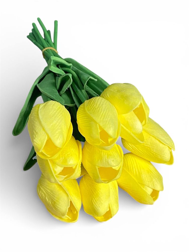 Букет латексных тюльпанов с эффектом живого прикосновения 9 бутонов (4 х 4см) желтый 34 см Желтый Marill (C30444-08) Букет латексных тюльпанов с эффектом живого прикосновения 9 бутонов (4 х 4см) желтый 34 см Желтый Marill (C30444-08)