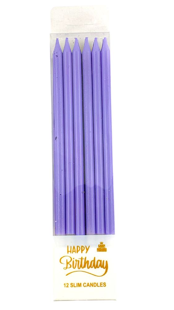 Набор свечей для торта , 15,0см, сиреневый, 12шт Фиолетовый (625622 lilac) Набор свечей для торта , 15,0см, сиреневый, 12шт Фиолетовый (625622 lilac)