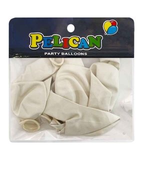 Шарики Pelican 10' (26 см) макарун белый, 10 шт/уп Белый Pelican (811201) Шарики Pelican 10' (26 см) макарун белый, 10 шт/уп Белый Pelican (811201)
