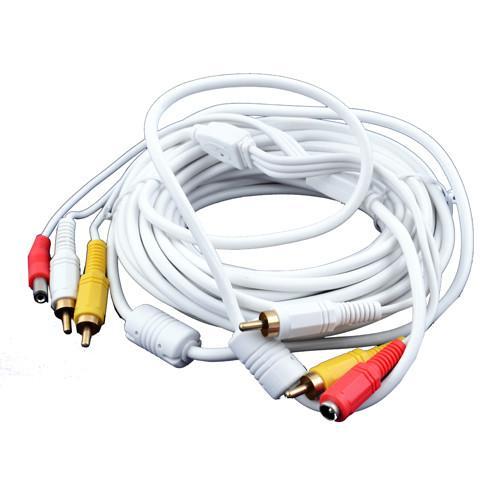 Кабель 2RCA+DC 10 м Кабель 2RCA+DC 10 м