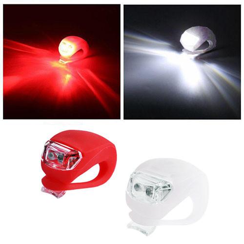 Велофонарь HJ008-2LED(red+white), 2xCR2032 Велофонарь HJ008-2LED(red+white), 2xCR2032