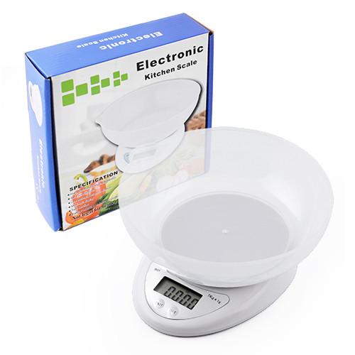 Весы кухонные B05A, 5кг (1г), чаша Весы кухонные B05A, 5кг (1г), чаша