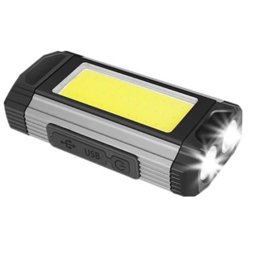 Фонарь 501-2XPE+COB, METAL, ЗУ Type-C, встроенный аккумулятор, магнит, велокрепление Фонарь 501-2XPE+COB, METAL, ЗУ Type-C, встроенный аккумулятор, магнит, велокрепление