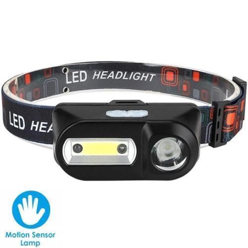 Фонарь налобный 1804A-XPE+COB, Motion Sensor, 1x18650, ЗУ Type-C Фонарь налобный 1804A-XPE+COB, Motion Sensor, 1x18650, ЗУ Type-C