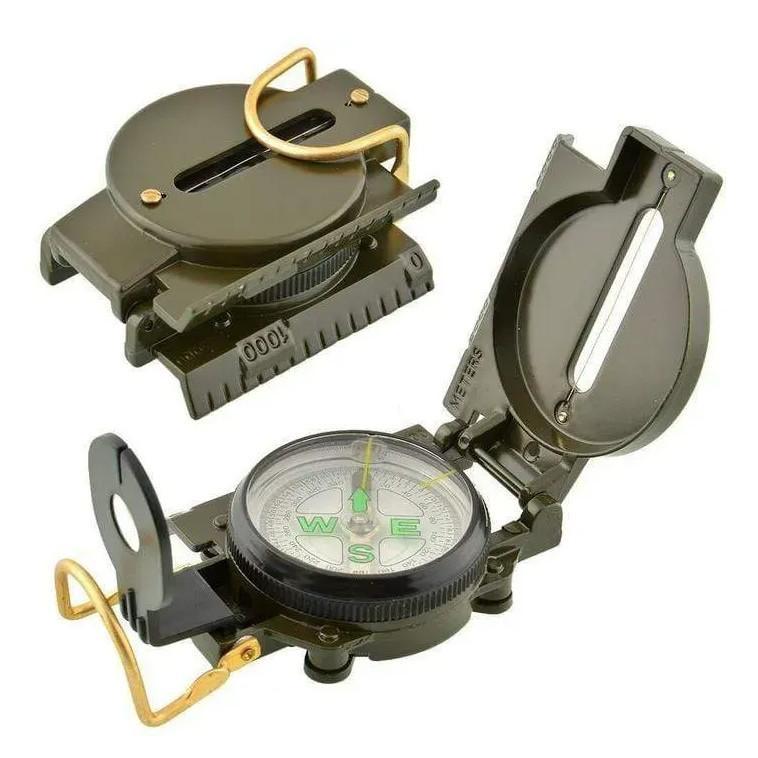 Компас туристический с линейкой и линзой (Ударопрочный корпус) DC-45-2B Компас туристический с линейкой и линзой (Ударопрочный корпус) DC-45-2B