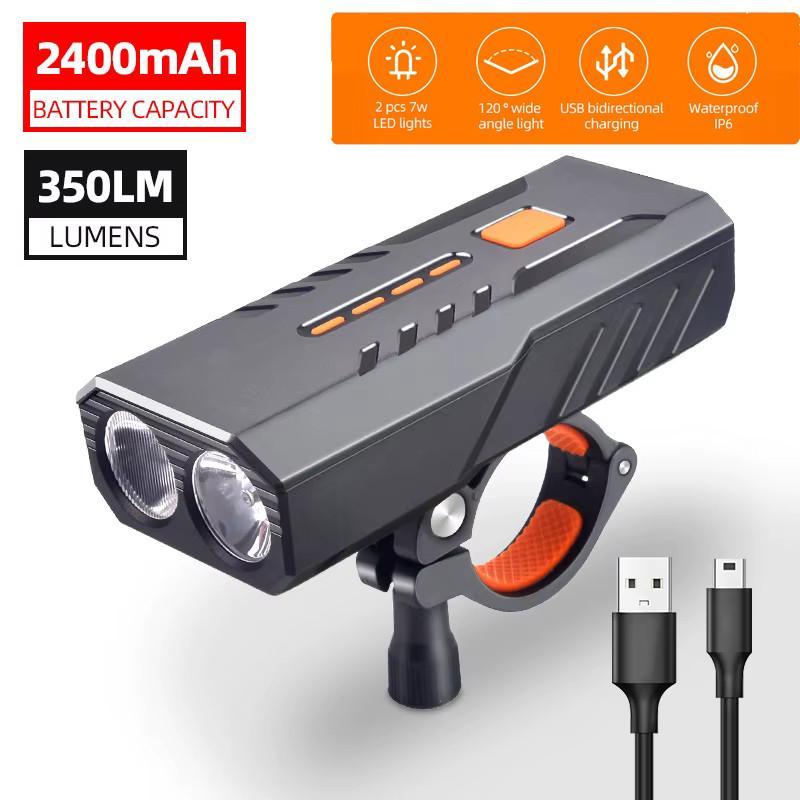 Велофара BC25S, 300LM, Waterproof, Power Bank, Li-Ion аккумулятор, ЗУ Type-C, индикация заряда Велофара BC25S, 300LM, Waterproof, Power Bank, Li-Ion аккумулятор, ЗУ Type-C, индикация заряда
