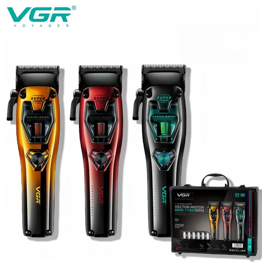 Аккумуляторная машинка для стрижки (clipper) VGR V-668, VECTOR MOTOR 8000-11000 RPM, 6 насадок, LED display Аккумуляторная машинка для стрижки (clipper) VGR V-668, VECTOR MOTOR 8000-11000 RPM, 6 насадок, LED display