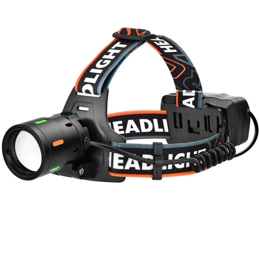 Фонарь налобный NIGHT VISION FLUORESCENCE BL-T207-TG, 2x18650, 1 РЕЖИМ, ЗУ Type-C, zoom Фонарь налобный NIGHT VISION FLUORESCENCE BL-T207-TG, 2x18650, 1 РЕЖИМ, ЗУ Type-C, zoom