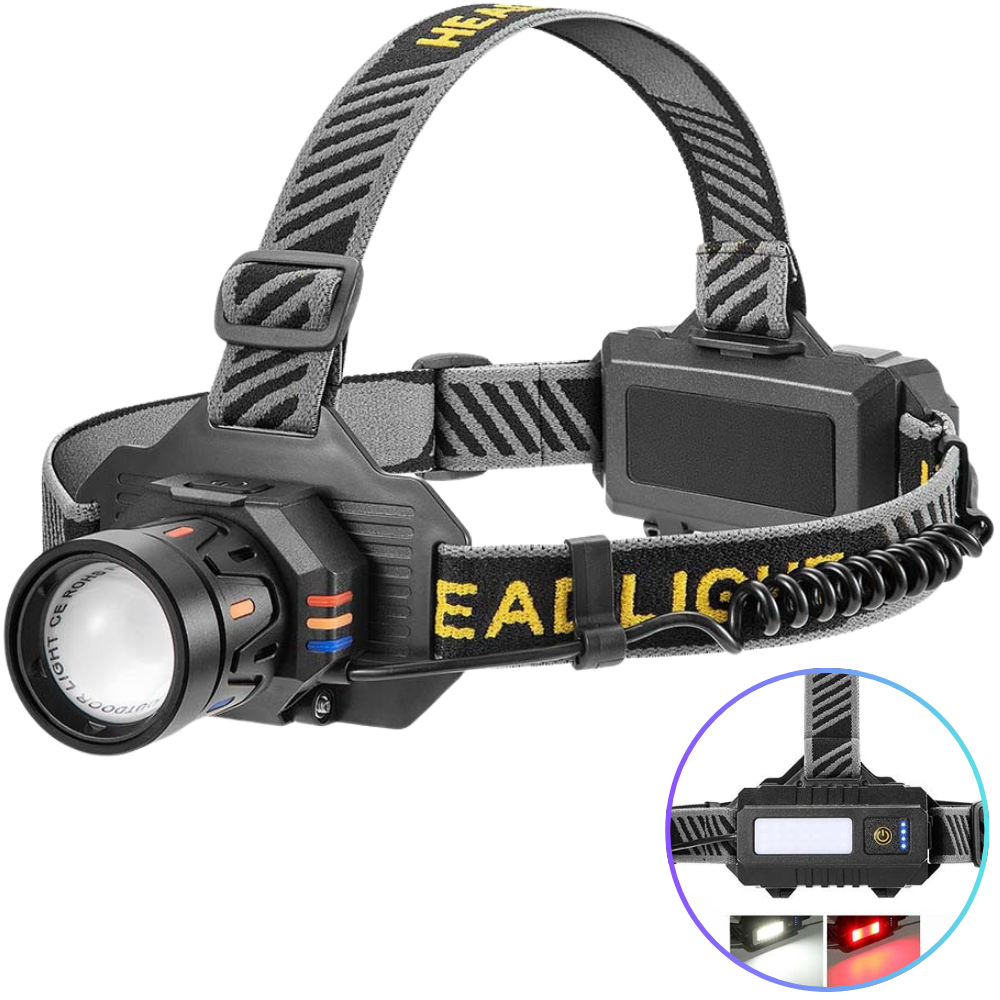 Фонарь налобный BL-T701B-TG, 2x18650, ЗУ Type-C, zoom, Box Фонарь налобный BL-T701B-TG, 2x18650, ЗУ Type-C, zoom, Box
