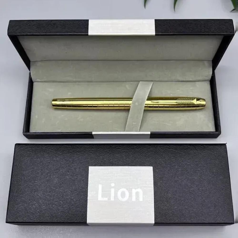 Подарочная ручка в коробке Lion (золотая) 870 Подарочная ручка в коробке Lion (золотая) 870