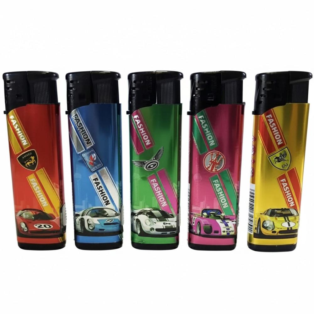 Зажигалка пластиковая с фонарем FASHION Авто (турбо пламя) 1517-4 Зажигалка пластиковая с фонарем FASHION Авто (турбо пламя) 1517-4