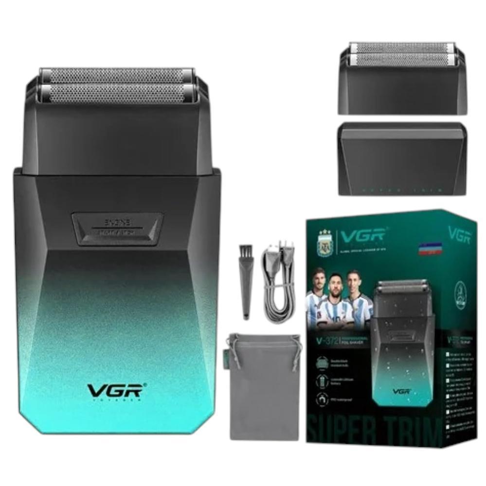 Электробритва VGR V-372 GREEN шейвер, двойное лезвие, 7500 RPM, IPX7 Электробритва VGR V-372 GREEN шейвер, двойное лезвие, 7500 RPM, IPX7