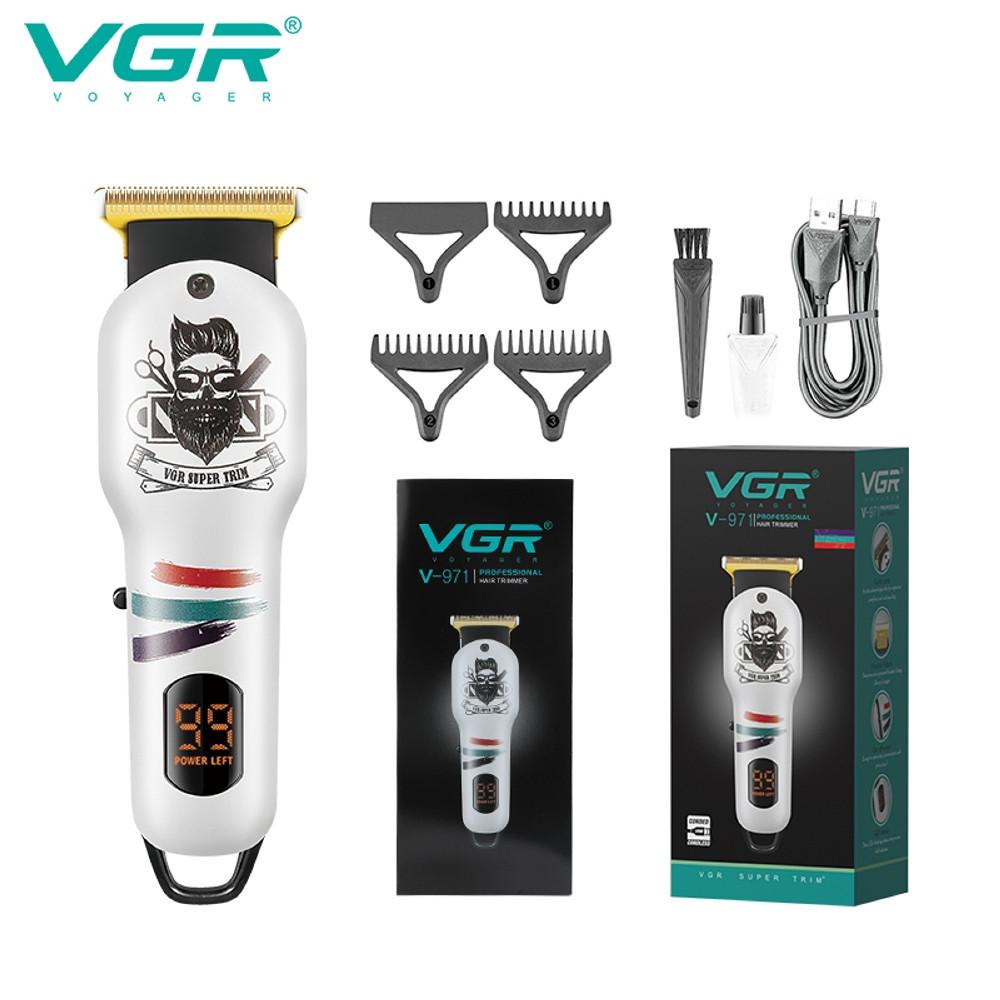 Машинка (триммер) для стрижки волос VGR V-971 WHITE, Professional, 3 насадки Машинка (триммер) для стрижки волос VGR V-971 WHITE, Professional, 3 насадки