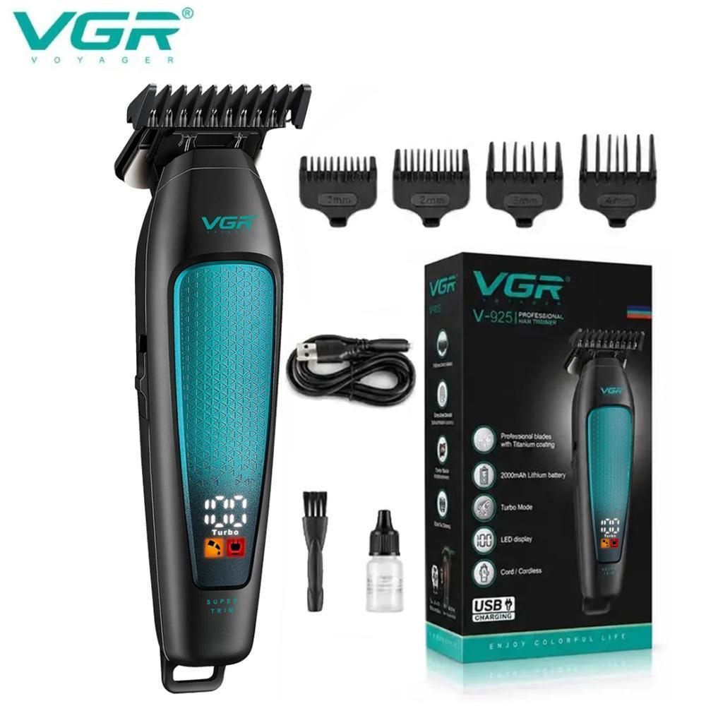 Триммер VGR V-925 GREEN, 4 насадки, LED display, 7000-9000 RPM Триммер VGR V-925 GREEN, 4 насадки, LED display, 7000-9000 RPM